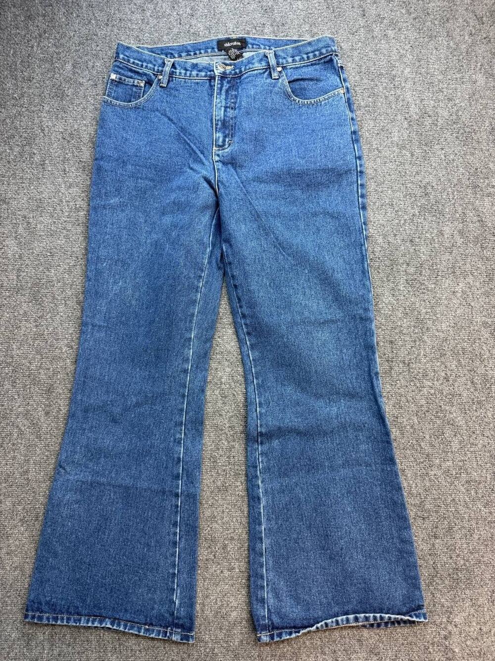 Vintage Y2K Xhilaration Women’s Flare Jeans Size 13 100% Cotton Blue